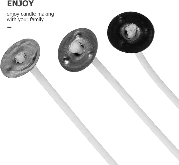 TEHAUX 1set Candle Making Kit Candle Wicks Stickers Holders Complete for Birthdays Parties