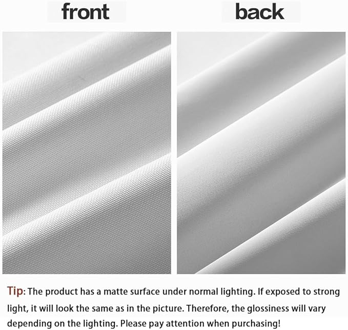 600D Nylon Water Proof Fabric, 59" Wide Water Resistant Fabric, Soft Lightweight Outdoor Material, White Waterproof Material for Outdoor Chair Cushion Furniture Cover Awning Etc 3 Yard