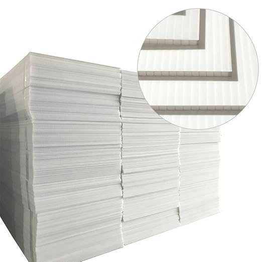 10 Pack 24"x18" White Corrugated Plastic Blank Lawn Yard Signs Sheet 4mm Extra Durability for DIY Advertising, House Sales, Party, Businesses, Guidepost, Guinea Dog Pig Cage
