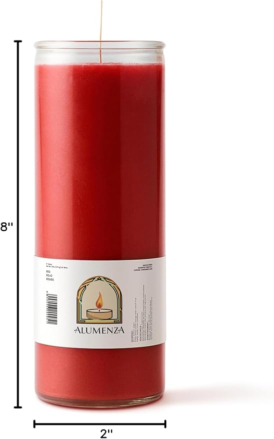 Bulk 3 Pack White 7 Day Candles in Glass Jar – Paraffin Wax, Clean Burning Unscented | Large & Tall Devotional Prayer Pillar Candles for Home, Memorial, Spells, Long Lasting