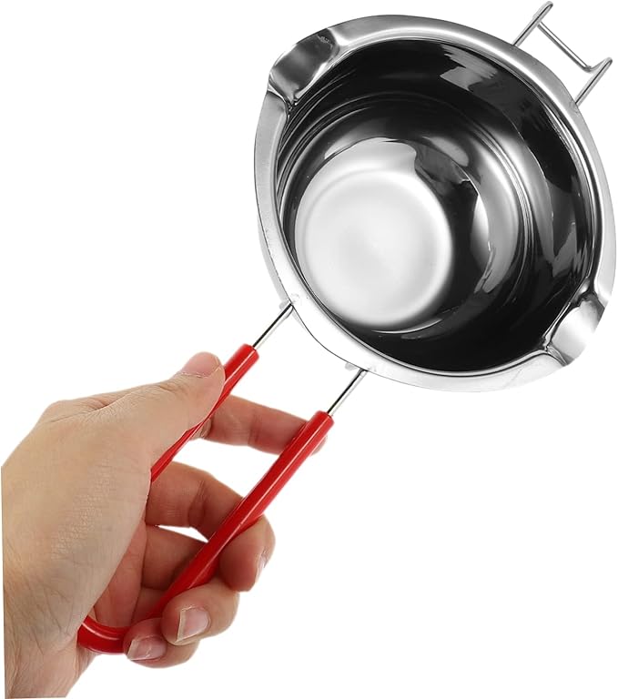 VILLCASE Stainless Steel Aromatherapy Wax Melting Pot Scented Wax Melt Warmer for DIY Candle Making Kit