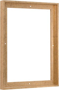 Pixy Canvas Floater Frame 16x32 for 3/4 (0.75) inch Deep Canvas Paintings/Canvas Prints/Wood Canvas Panels/Wall Art/Wall Decor/Home Decor/Artwork (Scratched Gold & Cream, 16 x 32 inch, Portrait)