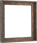 Pixy Canvas Floater Frame 33x33 for 3/4 (0.75) inch Deep Canvas Paintings/Canvas Prints/Wood Canvas Panels/Wall Art/Wall Decor/Home Decor/Artwork (Rusty Blue, 33 x 33 inch, Square)