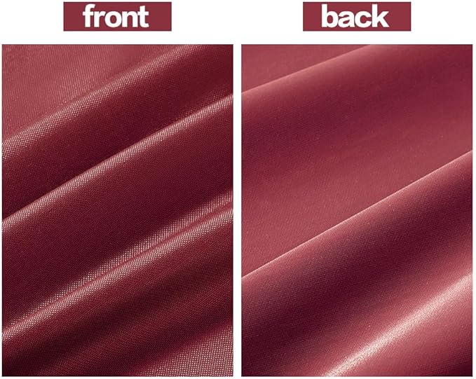 600D Outdoor Waterproof Fabric by The Yard - 59" Wide Burgundy Nylon Fabric for Furniture Covers, Outdoor Chair Cushions, Awnings - DIY Sewing Material (1 Yard)