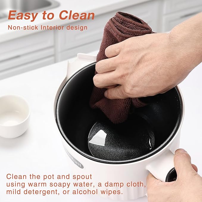 Yuuchail Touchscreen Wax Melting Pot, Digital Temperature Control (120°F-260°F), Electric Wax Melter for Candle & Soap Making with Pour & Non-Stick Coating, Ideal for DIY Crafts & Beginners