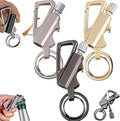 Permanent Match Infinity Lighter, Keychain Lighter with Multitool Keychain Bottle Opener