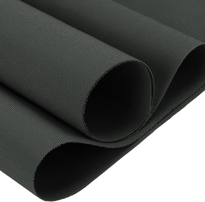 Thickened Waterproof Canvas Fabric by The Yard 1200D 58" W Outdoor Upholstery Material Heavy Duty Fabric Water Resistant Sewing Material for Chair Patio Cushion Purse Bag 5 Yard Grey
