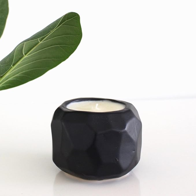 Hyggelight - The Growing Candle, Sandalwood & Vanilla Scented, 13oz Ceramic Pot, Aromatherapy Candles for Home, 100% Soy, Emma