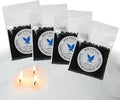 Pearled Candle Wick 2.2 Inch Black Cotton Wicks 400-Pack Premium Metal-Free & Lead-Free Candle Wicks for Candle Making