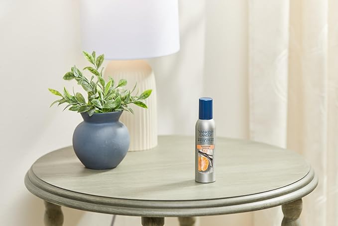 Yankee Candle Concentrated Air Freshener Room Spray, Odor Eliminator for Home, Bathroom, Tangerine & Vanilla, 1.5 Oz (Pack of 6)