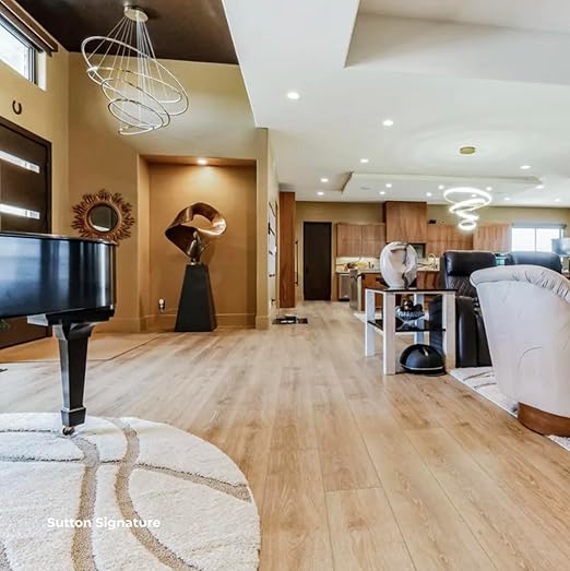 Flooret Luxury Vinyl Plank Flooring Medium Brown Bestsellers Sample Kit | 6 Pieces of 12" Cut Samples from Real Planks | DIY Click Installation, 40 Mil Wear Layer, Waterproof and Scratch Resistant LVP