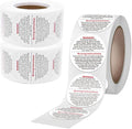 1500PCS Candle Warning Labels,Candle Wick Stickers,1 Inch Candle Safety Stickers,Candle Jars and Tins Warning Labels for Candle Making DIY Candle Jars