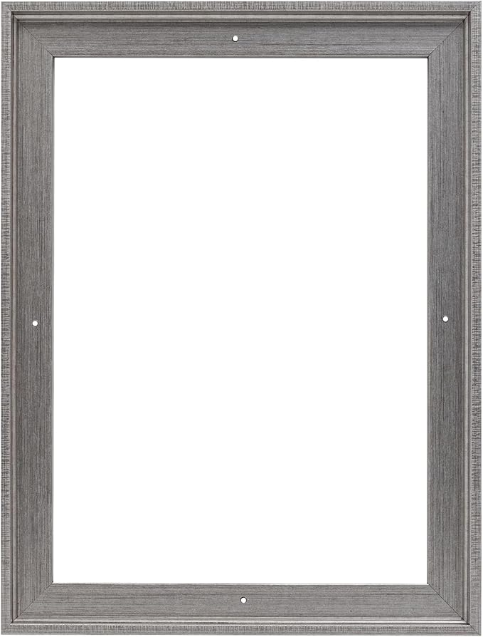 Pixy Canvas Floater Frame 10x12 for 3/4 (0.75) inch Deep Canvas Paintings/Canvas Prints/Wood Canvas Panels/Wall Art/Wall Decor/Home Decor/Artwork (Antique Silver, 10 x 12 inch, Portrait)