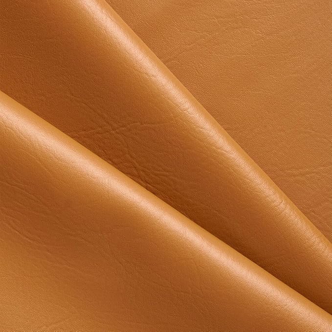 Ottertex Vinyl Fabric Faux Leather Pleather Upholstery 54" Wide by The Yard (1 Yard, Gold)