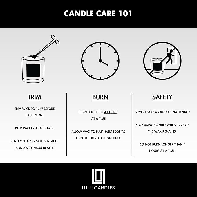 Lulu Candles | Lemon & Vanilla Bean | Luxury Scented Soy Jar Candle | Hand Poured in The USA | Highly Scented & Long Lasting (9 Oz. 2 Pack)