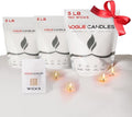 Vogue Candles White Pearled Candle Sand Wax (5 LB) – Mother’s Day Candle with 150 Cotton Wicks for DIY Home Lighting – Plant-Based & Reusable Wax Granules Refill for Custom Vessels (3 Pack)