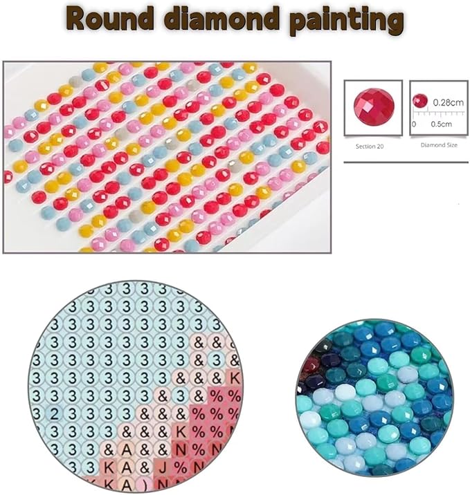 Large Diamond Art Kits for Adults, Diamond Painting Snowflake Dimond Painting Candle Wall Art Mosaic Kits, DIY Crystal Arts & Crafts Canvas Paintings, Hobbies for Women, Room Decor 60 x 20inch Z4-974