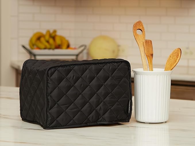 Covermates Keepsakes - Slow Cooker Cover - Dust Protection - Stain Resistant - Washable - Appliance Cover, Black