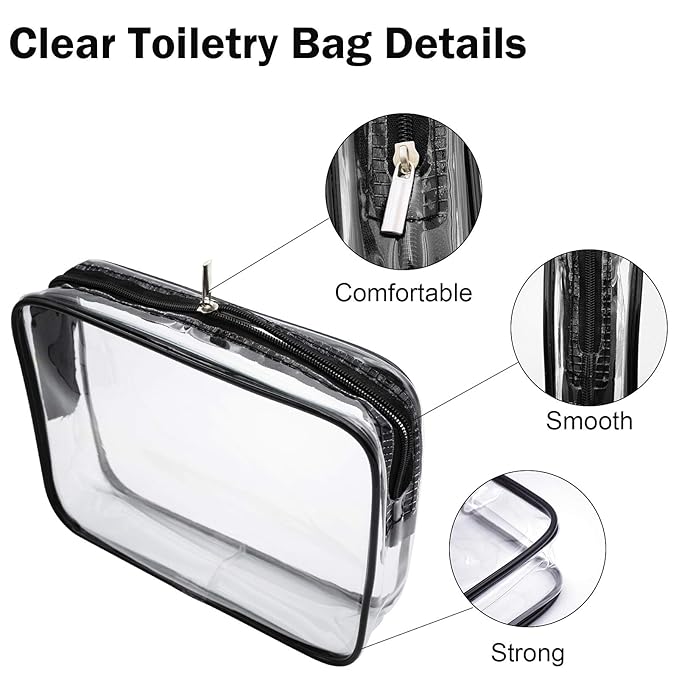 Cosywell Travel Size Bottles for Toiletries 14 Pack 2oz TSA Approved Toiletry Bottles Leak Proof Travel Kit for Women Men TSA Clear Toiletry Bag Shampoo Lotion Skincare Cosmetic Container(Brown)