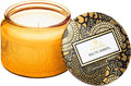 Voluspa Baltic Amber, Petite Candle Jar, 3.2 Ounce, 25 Hour Burn Time, Coconut Wax for Clean Burning, Handcrafted in the USA