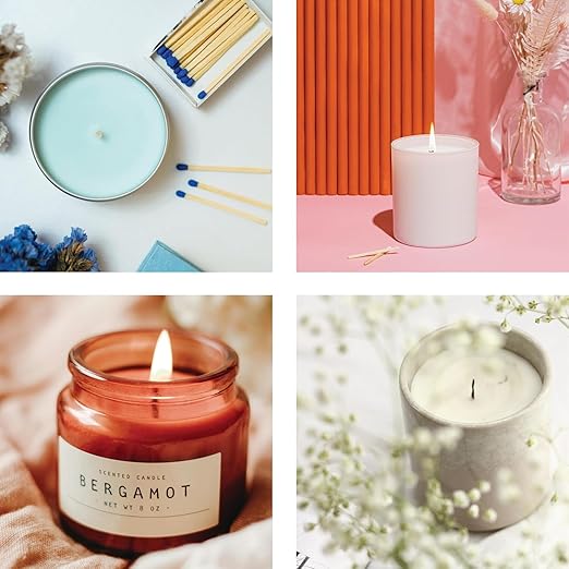 VVIVID Wax Thermometer for Candle/Soap Making, Candy and Deep Fry, with Adjustable Safety Clip