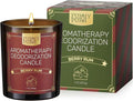 Odor Eliminating Candle, Berry Rum Scented Candle, Pet-Friendly Soy Candles for Christmas, 60 Hours, 7 oz