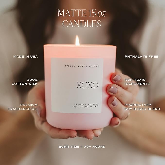 Sweet Water Decor OMG, You're Engaged! Candle, 15oz Pink Matte Jar, 70 Hour Burn Time, Non-Toxic Soy Wax, Bridal Shower Engagement Gift, Engagement Gift for Bride, Bridal Shower, Newlyweds