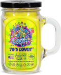70’s Lovin’ Candle – Strong Scent – Blood Orange with Sweet Citrus – Long Lasting 90 Hour Burn – Large 12oz Mason Jar – Made in USA – Beamer Candle Co.