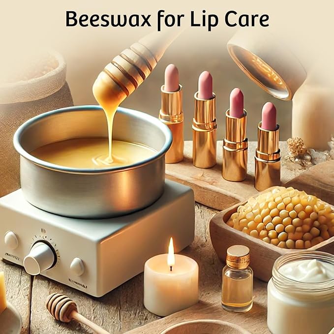 Beeswax Pellets for Candle Making – 5lb/10lb/20lb – Natural Beeswax for Candles, Lip Balms, and Skincare – White Beeswax for DIY Projects – Ideal for Beginners and Experts（10lb）