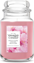Yankee Candle Enchanted Cherry Blossoms Scented Candle, 22oz Large Jar with up to 150 Hour Burn Time, Giftable