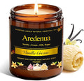Vanilla Cream Odor Eliminating Candles – Home Deodorizing Soy Candles for Removing Pet, Kitchen & Bathroom Odors, Fresh Air Scented Candle with Clean Vanilla Aroma, Long-Lasting Odor Remove Candle