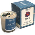 Cancer Zodiac Candle for Manifestation with Moonstone Bracelet Jasmine Soy Candles for Home Scented Zodiac Sign Gifts for Women Birthday Birthstone Gifts