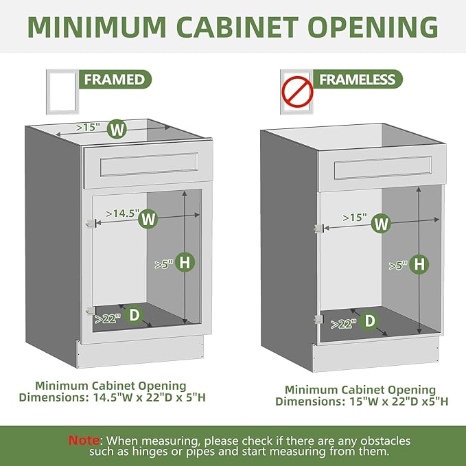Pull Out Drawers for Cabinets, 13½” W x 21” D Soft Close Slide Out Drawers for Kitchen Cabinets, Cabinet Pull Out Shelves Requires At Least 14.5” Cabinet Opening
