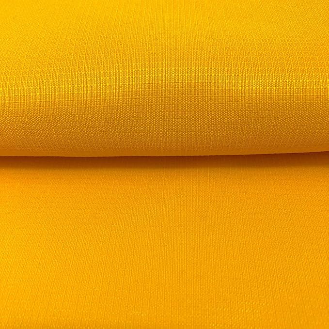 Ottertex® Polyester Ripstop Fabric (DWR) 200 Denier 6.6oz 58/60" Wide Waterproof Tent Water Repellent Dustproof Airtight Inflatable Flag Tarp Cover Excellent Fabric for Kites (Sunflower, 5 Yard)