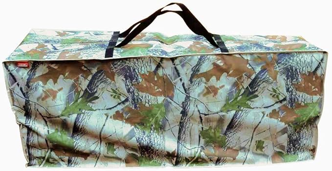 Outdoor Rectangular Cushion/Cover Storage Bag, Protective Zippered Storage Bags with Handles, 50''L x 13''W x 20''H