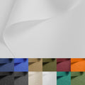 Nylon Fabric, 58"W 420D Waterproof Fabric 15 Yard Ripstop Nylon Material Outdoor Upholstery Twill Sewing Material for Patio Chair, Lining, Cushion, Purse, Tote Bag, Tent, Tarp Cover, DIY Project White