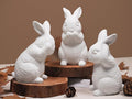 3 Pcs Rabbit Animal Candle Mold - 3 Style - Silicone Resin Casting Molds for Candle & Resin & Soap Craft Supplies