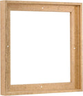 PIXY CANVAS Floater Frame 10x10 for 3/4 (0.75) inch Deep Canvas Paintings/Canvas Prints/Wood Canvas Panels/Wall Art/Wall Decor/Home Decor/Artwork (Scratched Gold & Cream, 10 x 10 inch, Square)