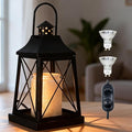 2026 New Candle Warmer Lamp with Timer,Compatible with 3 Wick Candles Jars,Vintage Candle Warmer Lantern Lamp,Dimmable Farmhouse Candle Lamp Warmer,Fully Enclosed and Hanging Up Designed