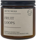 Fruit Loops 16oz Non-Toxic Candle - Arctic Wicks Coconut & Beeswax Candles, Clean Burning, USDA Biobased Certified, Citrus Fruit Scented Cereal Candles, Scented Like Your Favorite Breakfast Cereal