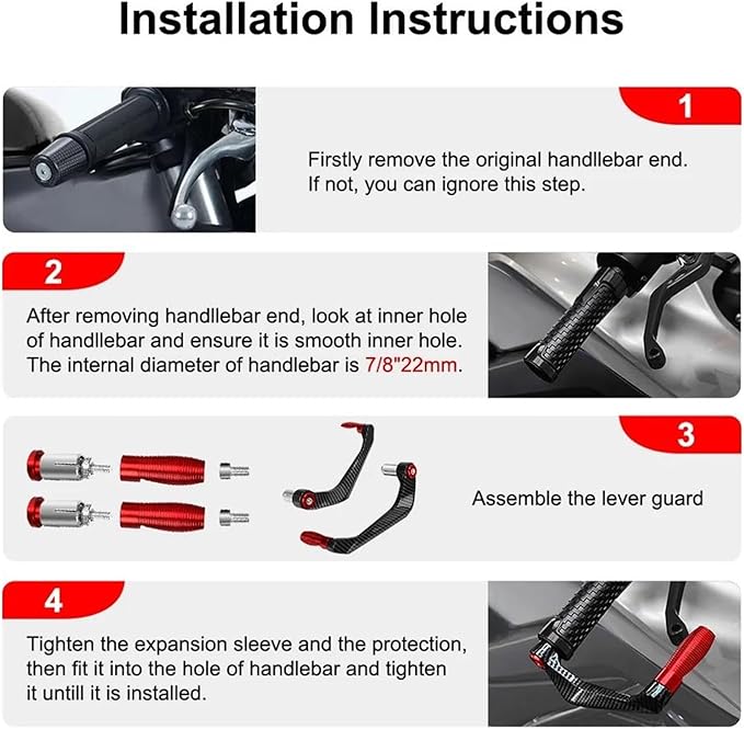 for MT10 MT 10 FZ10 MT-10 SP MT10 SP 2016-2025 Motorcycle Handlebar Grips Guard Brake Clutch Levers Guard Protector