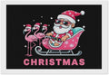 AIVKIEJK Diamond Painting Kits for Adults - Christmas Santa Flamingo Xmas Painting DIY 5D Full Drill Diamond Dots Paintings with Diamonds Gem Art and Crafts Home Decor 8"x12"