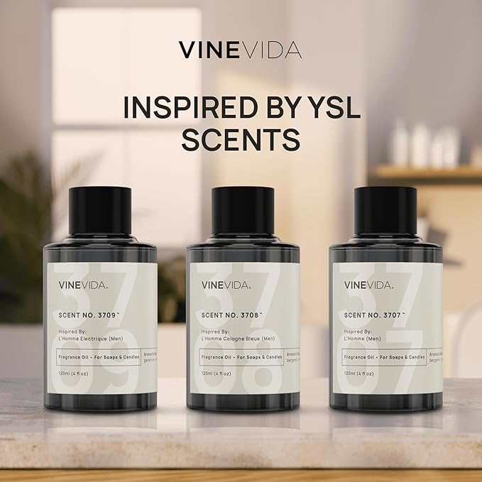 VINEVIDA [128 Oz] Inspired by: Paris (Women); Fragrance Oil for Candle Making and Soap Making - Premium Candle Scents for Soy Candles
