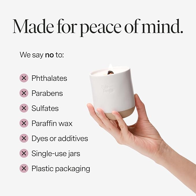 Siblings Candle Refill Kit – DIY Coconut Soy Wax Candle Making Kit for Reusable Vessels – Non-Toxic Clean Burn, Wooden Wick – Scent No 05: Clove, Lavender, Cedarwood – 60 Hour Burn