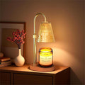 Candle Warmer Lamp with Dimmable Light & Timer, Adjustable Height Flameless Electric Wax Melter for Scented Jar Candles, Gifts for Women and Moms, Housewarming Birthday New Home Decor,Includes 2 Bulbs