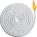BBTO 6.56 Feet Candle Oil Lamp Wicks Replacement Braided Round Wick for Oil Lamps, DIY Handmade Candle Lantern Making Supplies for Winter Easter Birthday Party(8 mm/ 0.3 Inch)
