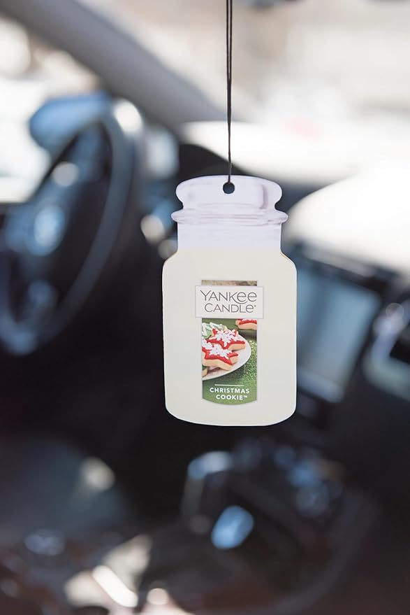 Yankee Candle Paper Car Jar, Christmas Cookie (Pack of 6)