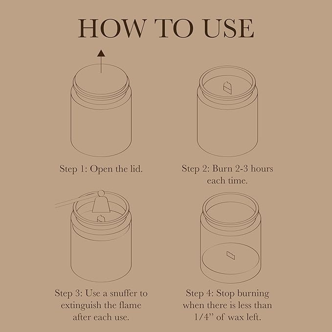 Scented Candle, 7.05 oz Sea Salt & Sage Aromatherapy Candle, Natural Soy Wax with Wooden Wick, Candles for Home Scented, Stress Relief Amber Jar Candle Gifts