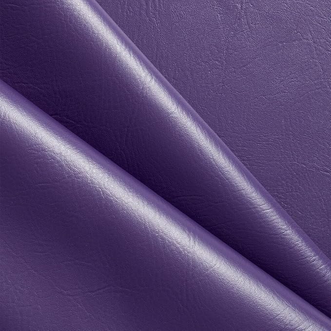 Ottertex Vinyl Fabric Faux Leather Pleather Upholstery 54" Wide by The Yard (5 Yard, Purple)