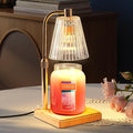 Marycele Candle Warmer Lamp with Timer for Yankee Candles, Adjustable Height Wax Melt Warmer, Birthday Gifts for Mom Women Sister, Vintage Glass Lamp, Christmas Decorations for Home Decor